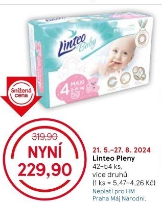 Pleny dětské Linteo Baby