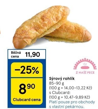 Rohlík se sýrem
