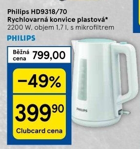 Rychlovarná konvice Philips HD9318/70