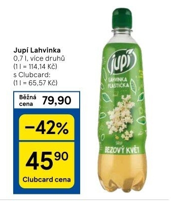 Sirup hustý Lahvinka Jupí
