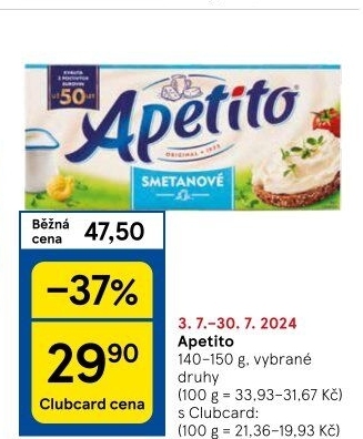 Sýr tavený Apetito
