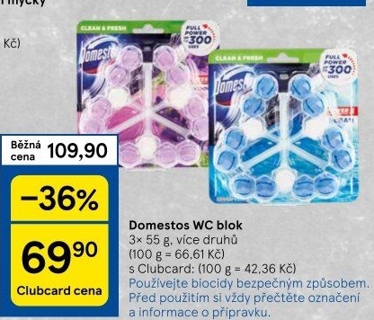 WC bloky Domestos