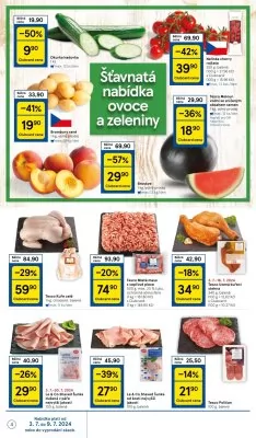 akční leták Tesco 3.7.2024-9.7.2024