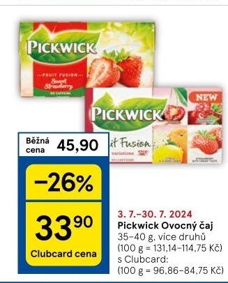 Čaj ovocný Pickwick