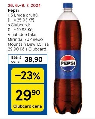 Limonáda Pepsi