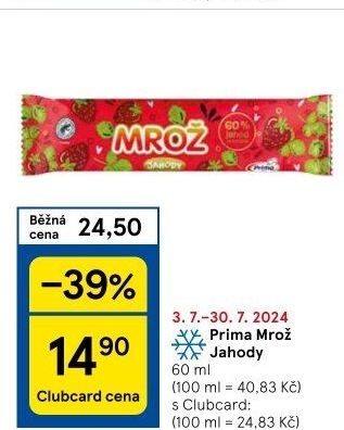 Nanuk Jahody v čokoládě Mrož Prima