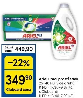 Prací prostředky Ariel