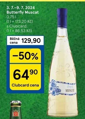 Víno Muscat Butterfly Albastrele Wines S.R.L.