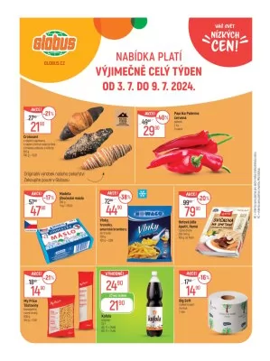 akční leták Globus 3.7.2024-9.7.2024