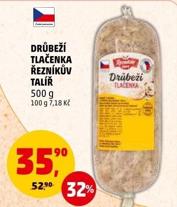Drůbeží tlačenka Řezníkův talíř