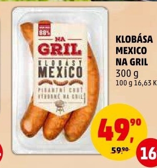 Klobása Mexico Na gril Penny