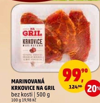 Krkovice bez kosti marinovaná Na gril Penny