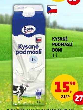 Nápoj podmáslí kysané Boni