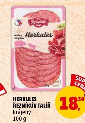 Salám Herkules Řezníkův talíř