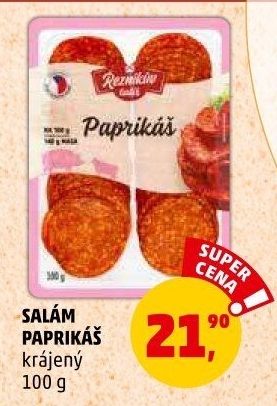 Salám Paprikáš Řezníkův talíř