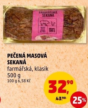 Sekaná pečená farmářská