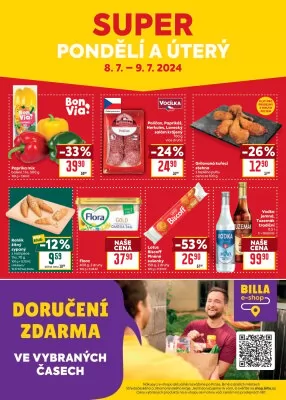 akční leták BILLA 3.7.2024-9.7.2024