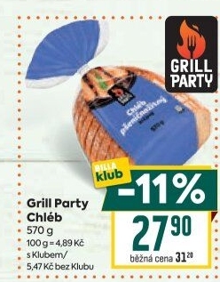 Chléb Grill Party