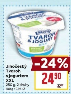 Dezert tvaroh s jogurtem jihočeský Madeta