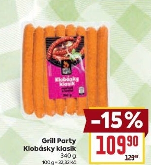Klobása klasik Grill Party