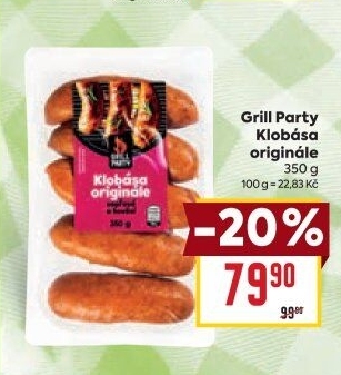 Klobása Originále Grill Party