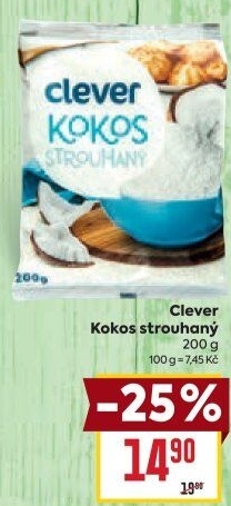 Kokos strouhaný Clever