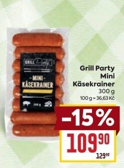Mini Käsekrainer Grill Party