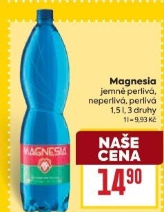 Přírodní voda Magnesia