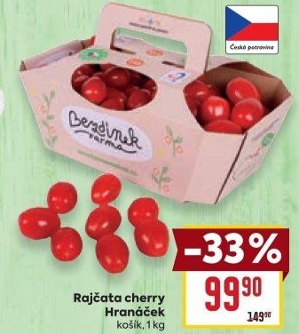 Rajčata cherry Farma Bezdínek
