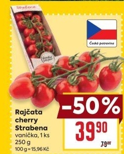 Rajčata cherry keříková Čerstvě utrženo