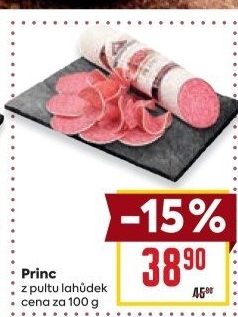 Salám Princ Kostelecké uzeniny
