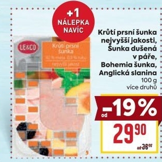 Šunka krůtí prsní nejvyšší jakosti LE&amp