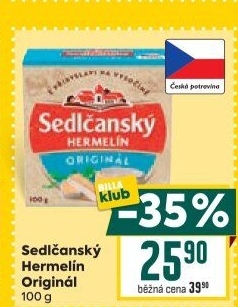 Sýr Hermelín Sedlčanský