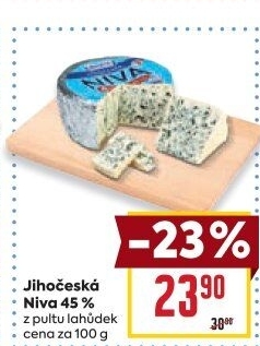Sýr Niva Jihočeská 45% Madeta
