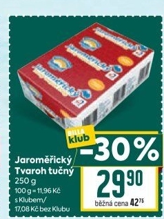 Tvaroh tučný Jaroměřický