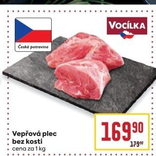Vepřová plec bez kosti Vocílka
