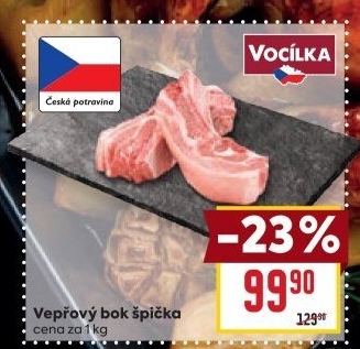 Vepřový bok špička Vocílka