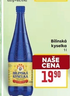 Voda Bílinská kyselka