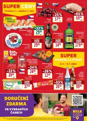 akční leták BILLA 3.7.2024-9.7.2024