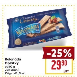 Oplatky Kolonáda Opavia
