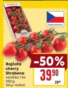 Rajčata cherry keříková Čerstvě utrženo