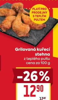 Stehno kuřecí grilované