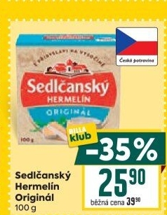 Sýr Hermelín Sedlčanský