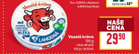 Sýr tavený Veselá kráva