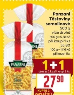 Těstoviny Panzani