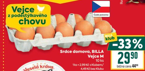 Vejce z podestýlky M Srdce Domova