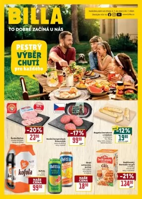 akční leták BILLA 3.7.2024-30.7.2024