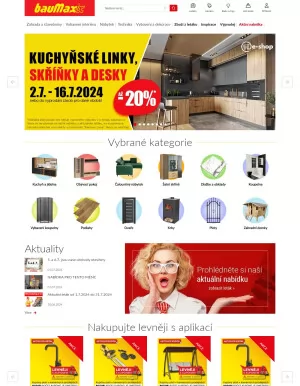 akční leták bauMax 3.7.2024-9.7.2024