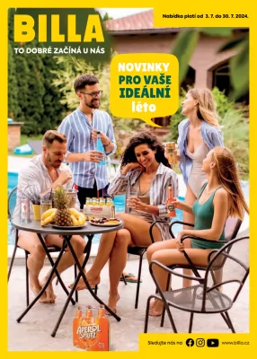akční leták BILLA 3.7.2024-30.7.2024