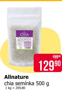 Chia semínka Allnature